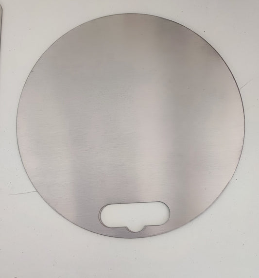 TAGLIERE IN ACCIAIO INOX  TONDO