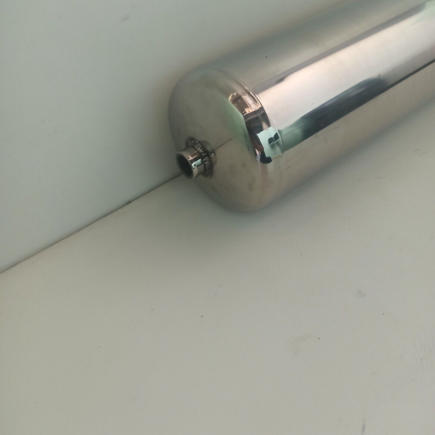 Serbatoio tanica acqua lavamani camion inox retro cabina